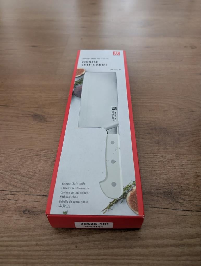 Zwilling Chinees Koksmes 18cm, Ophalen of Verzenden, Nieuw, Los bestek