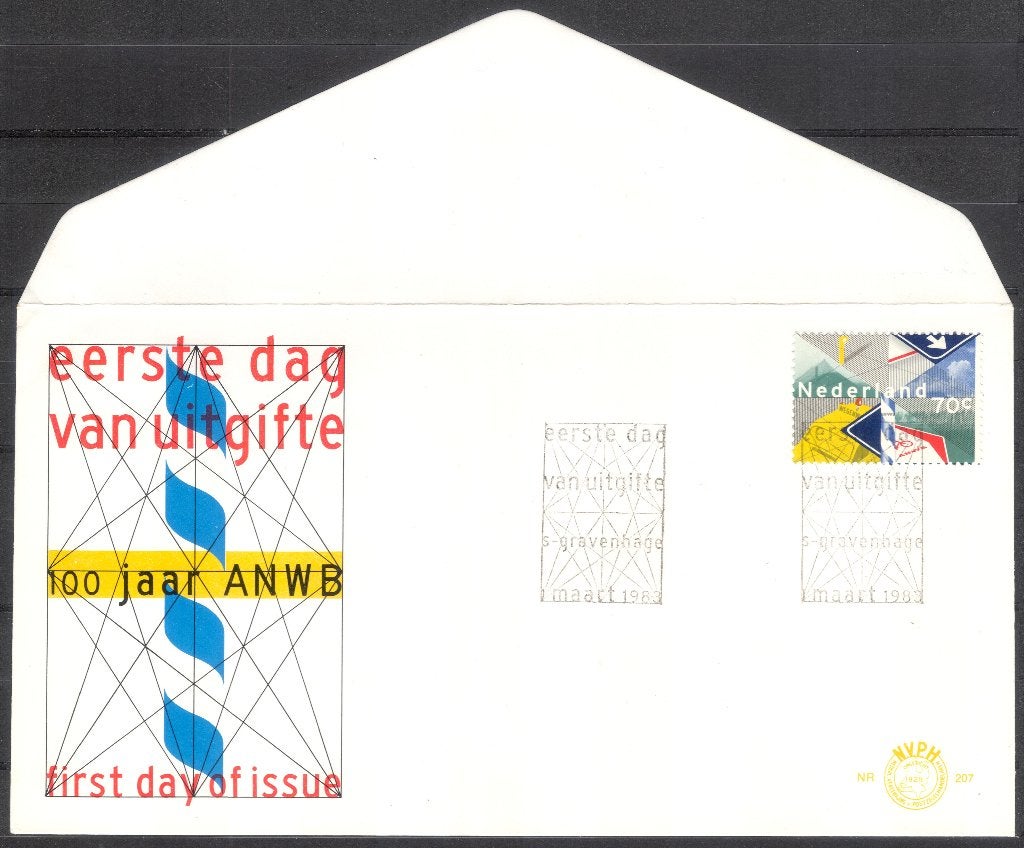 E207 - 100 jaar ANWB 1983, Postzegels en Munten, Verzenden, Onbeschreven, Nederland
