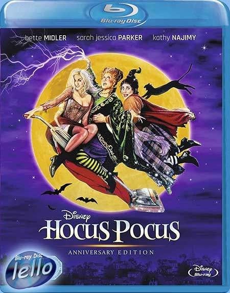 Blu-ray: Disney's Hocus Pocus (1993 Bette Midler Sarah) UKKC, Ophalen of Verzenden, Nieuw in verpakking, Humor en Cabaret