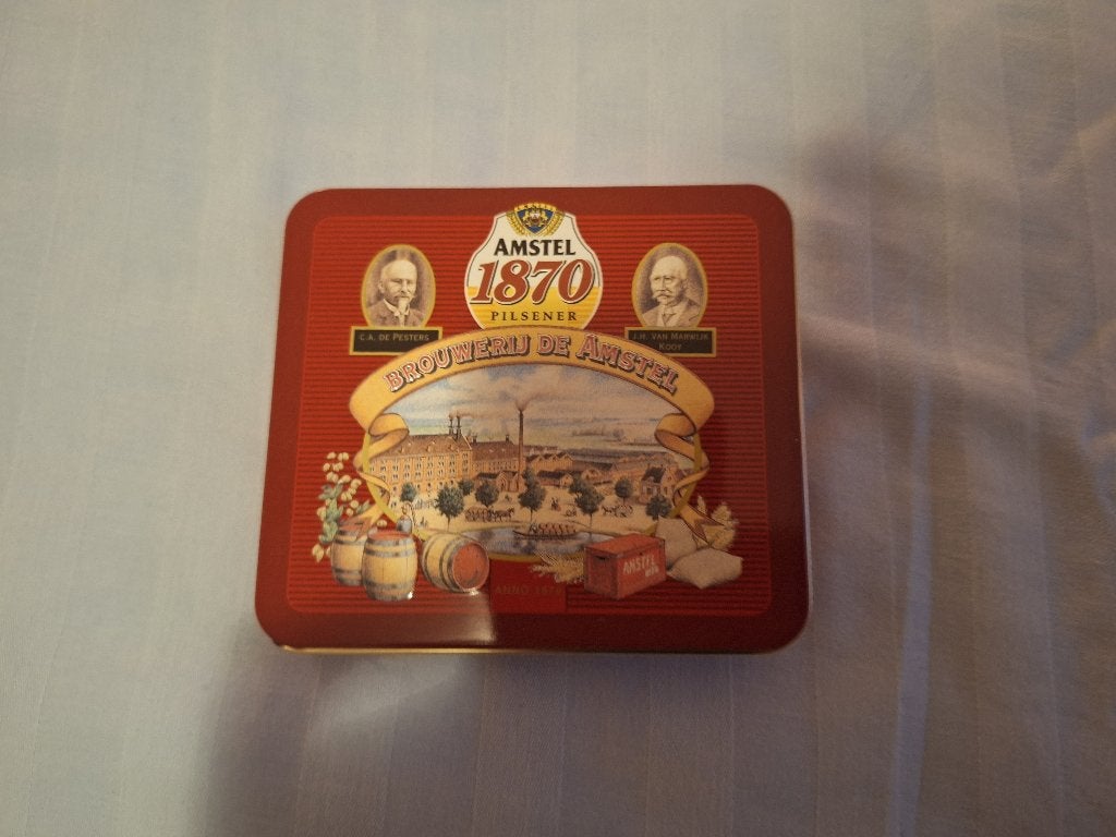 Bierviltjes van Amstel 1870 collectorsitem, Ophalen of Verzenden, Zo goed als nieuw, Viltje(s), Amstel