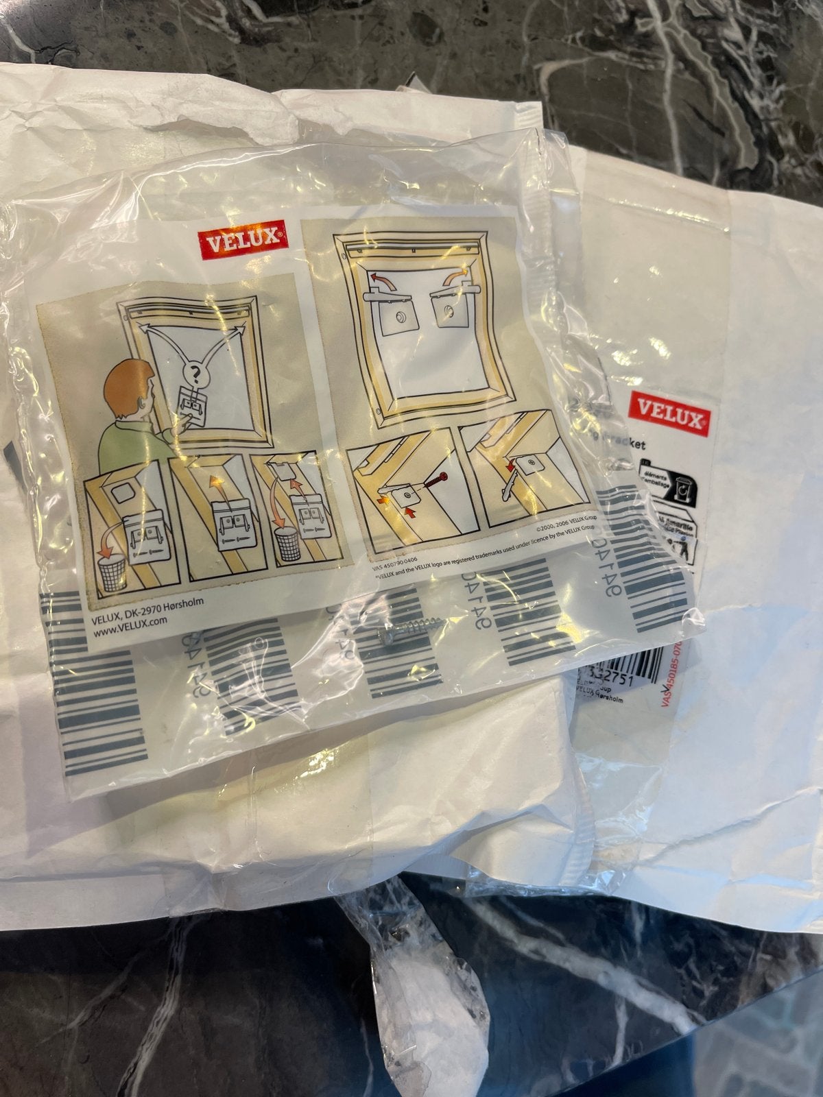 3x Velux montageset ZOZ230 voor zonwering (nieuw), Ophalen of Verzenden, Nieuw, 50 tot 100 cm, Minder dan 100 cm