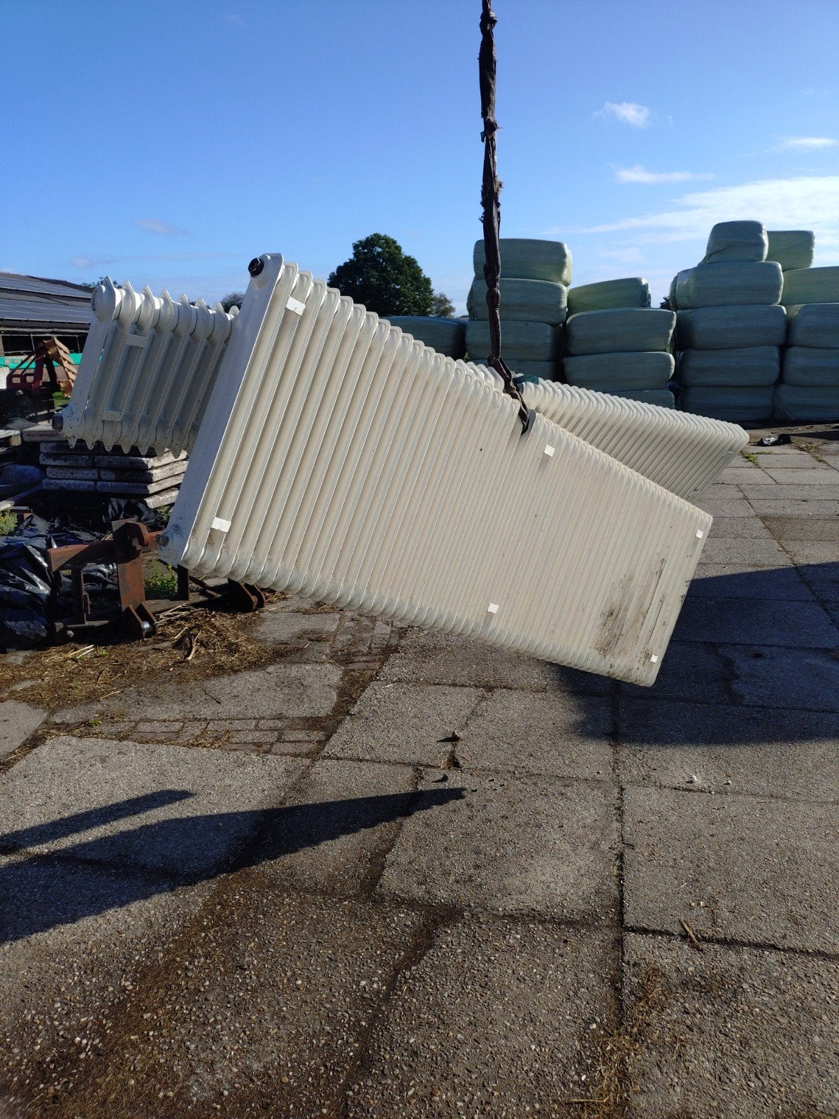 7 Vintage Verwarmingsradiatoren, Ophalen, Gebruikt, Radiator, 150 cm of meer