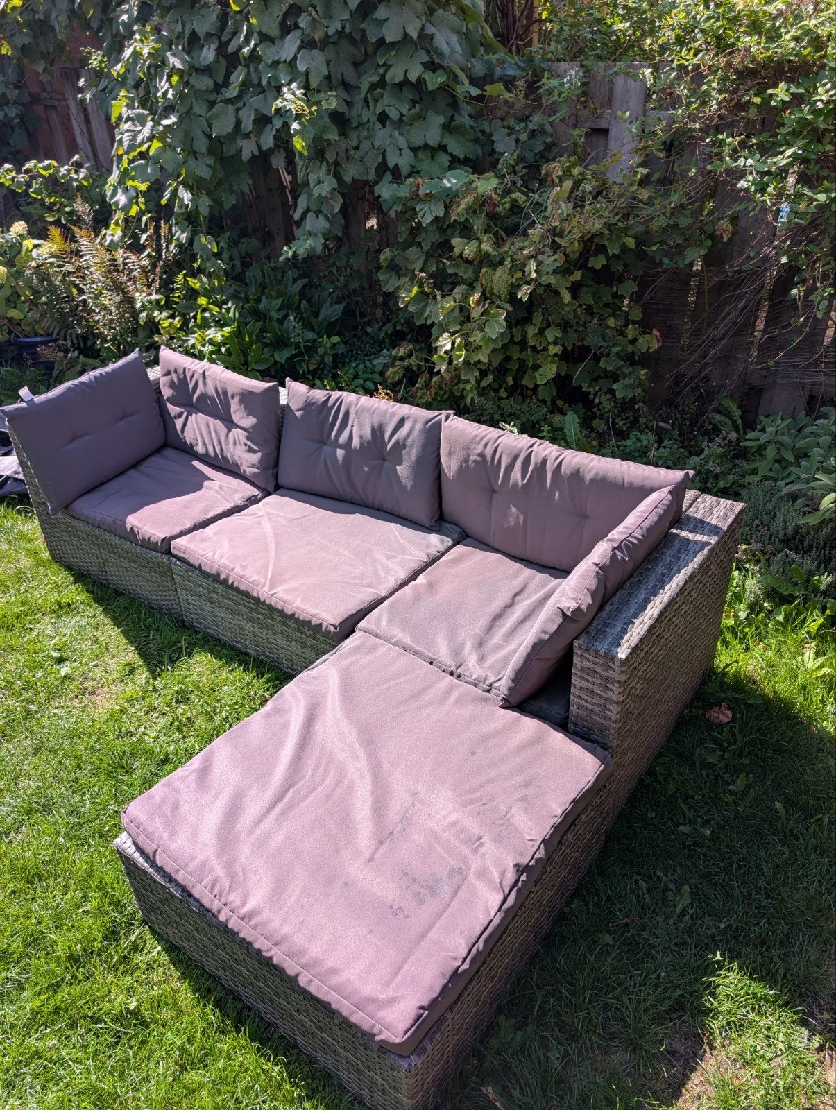 Tuinset, Tuin en Terras, Ophalen, Zo goed als nieuw, Wicker, Bank