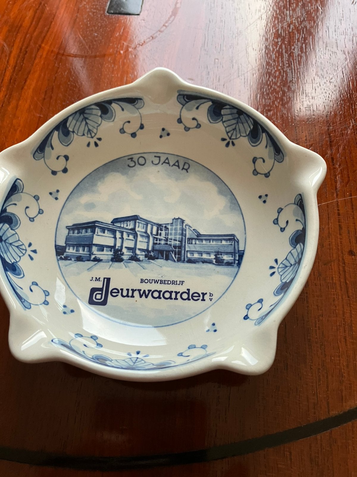 Asbak 30 jaar J.M. Deurwaarder bouwbedrijf, Ophalen of Verzenden