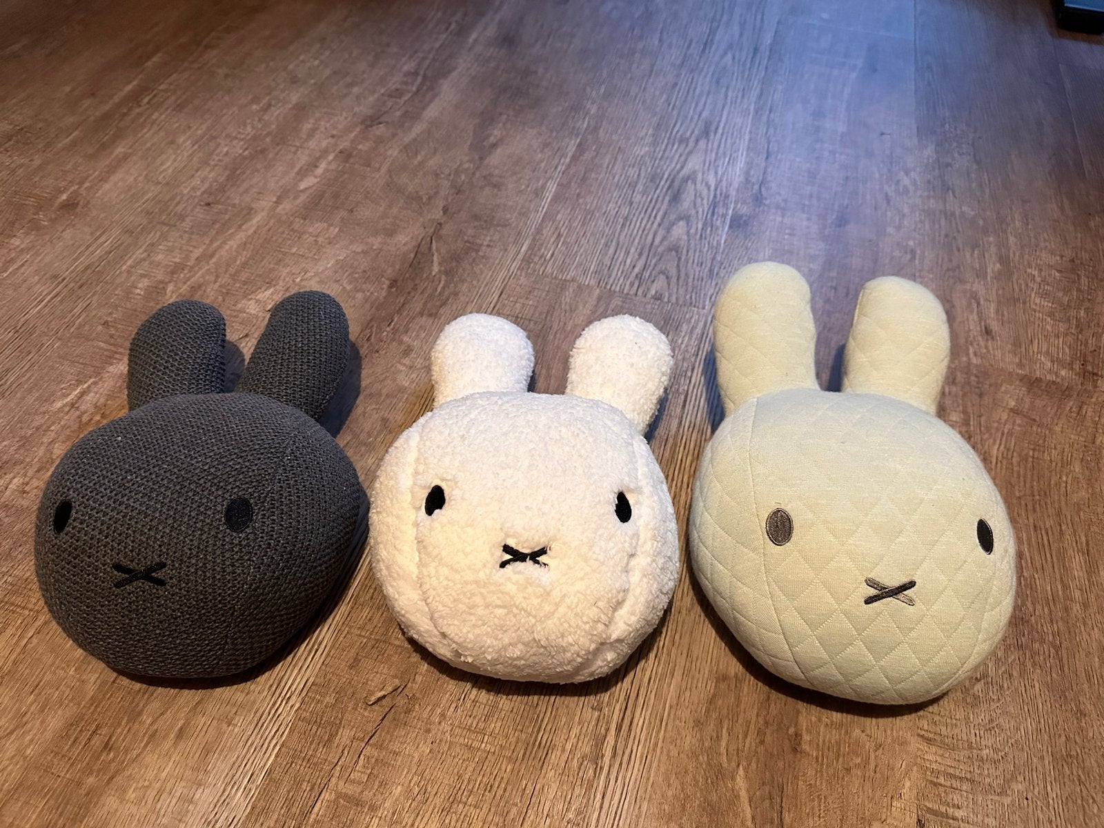 3 Nijntje knuffelballen van Tiamo - Zo goed als nieuw, Konijn, Nijntje, Ophalen of Verzenden, Middelgroot (20 tot 80 cm)