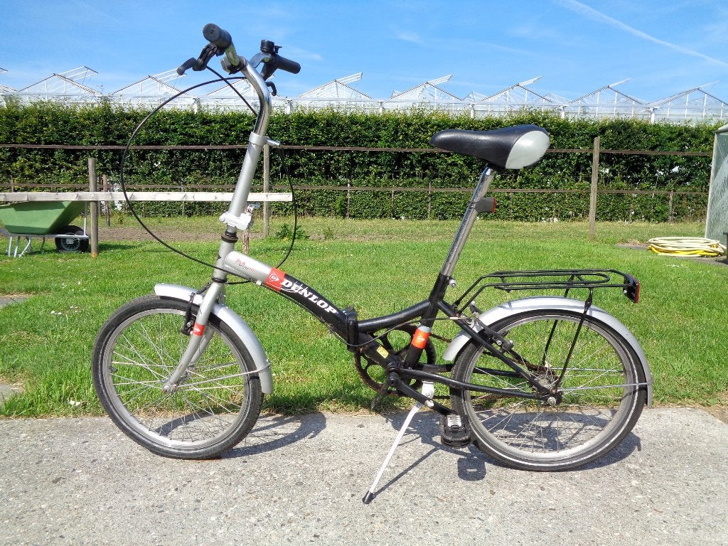 Dunlop Red Stone vouwfiets - 29 frame / 20 inch -, 20 inch of meer, Gebruikt, Velgrem, Deels opvouwbaar