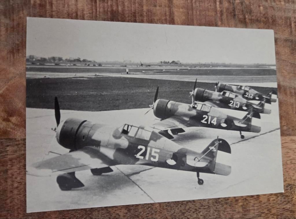 Fokker D.XXI (ook bekend als D.21) jachtvliegtuigen, Verzamelen, Ansichtkaarten | Themakaarten, Verzenden, 1920 tot 1940, Ongelopen