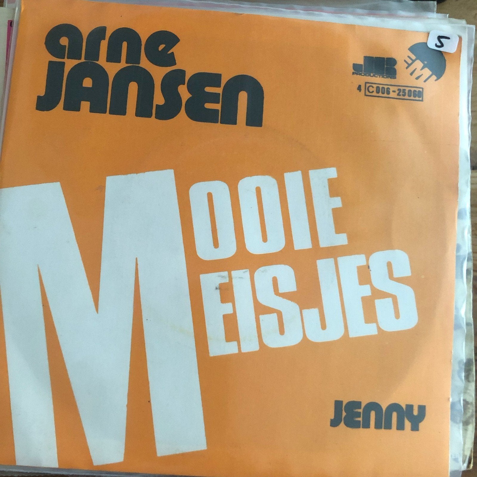 Arne Jansen - Mooie Meisjes / Jenny (Single), Cd's en Dvd's, Ophalen of Verzenden, Gebruikt, 7 inch, Nederlandstalig