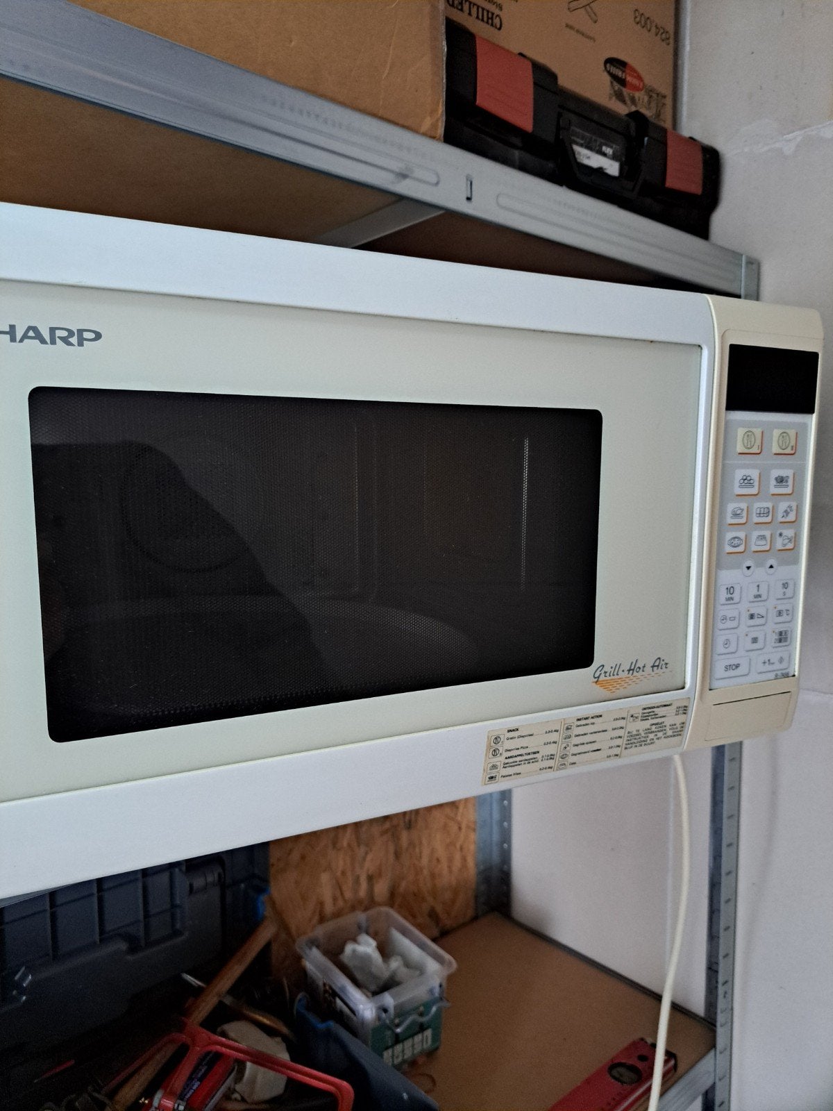 combi magnetron  sharp, Ophalen, Gebruikt