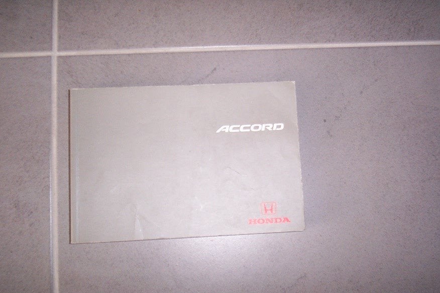 Gebruikershandleiding HONDA ACCORD  1997/2002, Auto diversen, Handleidingen en Instructieboekjes, Ophalen of Verzenden