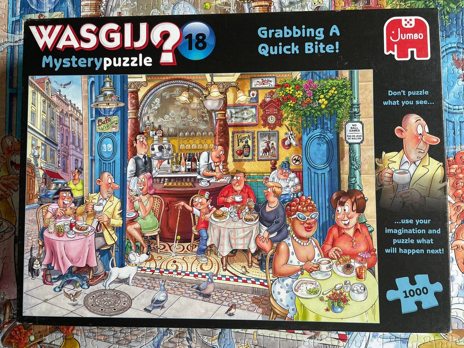 Wasgij puzzels 1000 stukjes 7 euro per puzzel, Hobby en Vrije tijd, Denksport en Puzzels, Ophalen, 500 t/m 1500 stukjes, Zo goed als nieuw