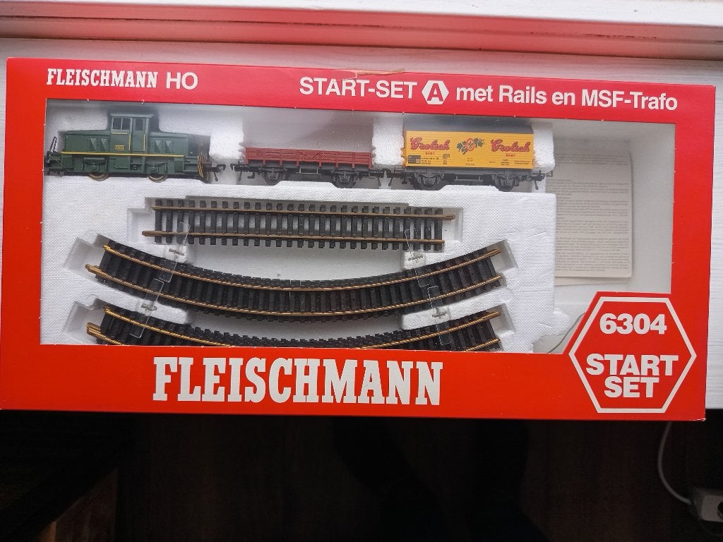 Fleischmann Startset HO6304, Hobby en Vrije tijd, Ophalen, Treinset, Gelijkstroom, Fleischmann