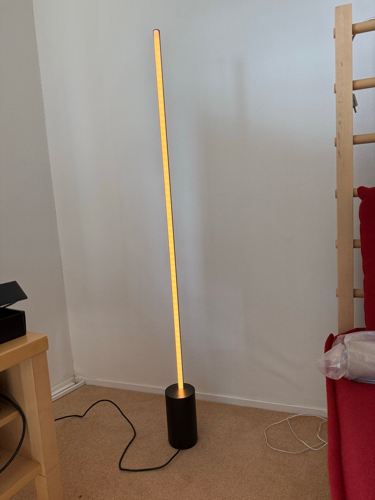 Philips Hue Gradient Signe Vloerlamp - Zwart, Ophalen, Zo goed als nieuw, Metaal, 150 tot 200 cm