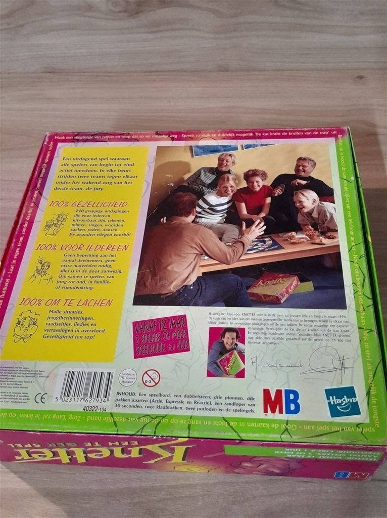 Knetter een te gek spel - s5359, Hobby en Vrije tijd, Gezelschapsspellen | Bordspellen, Verzenden, Zo goed als nieuw
