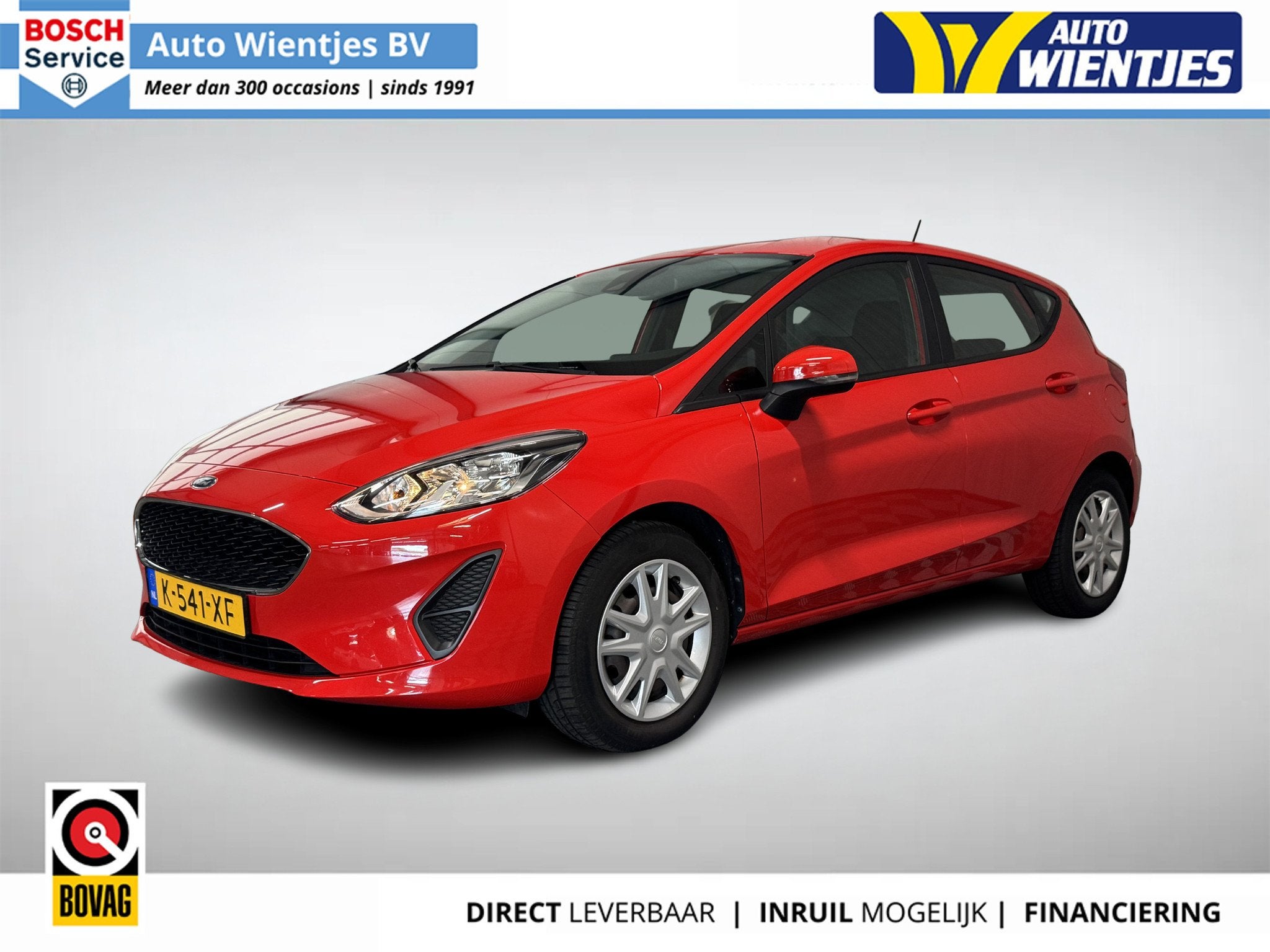 Ford Fiesta 1.0 EcoBoost | Connected 5-Drs | Airco | Cruise, Voorwielaandrijving, Gebruikt, 1064 kg, 49 €/maand