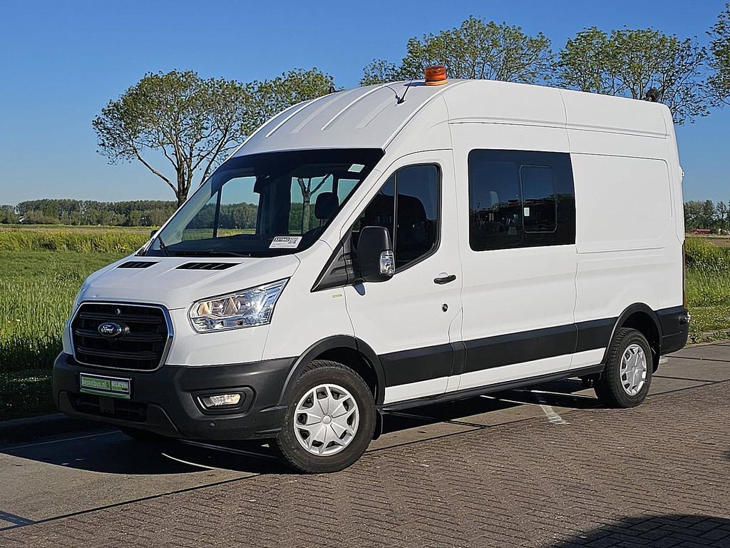 FORD TRANSIT 2.0 l3h3 dubbele cabine!, Gebruikt, Euro 6, Wit, 2566 kg