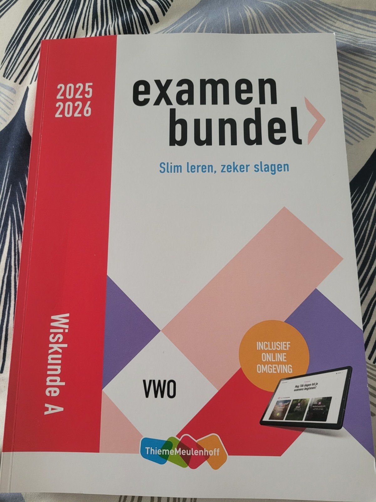 Examenbundel Wiskunde A VWO 2025-2026, ThiemeMeulenhoff, Ophalen of Verzenden, Zo goed als nieuw, Beta