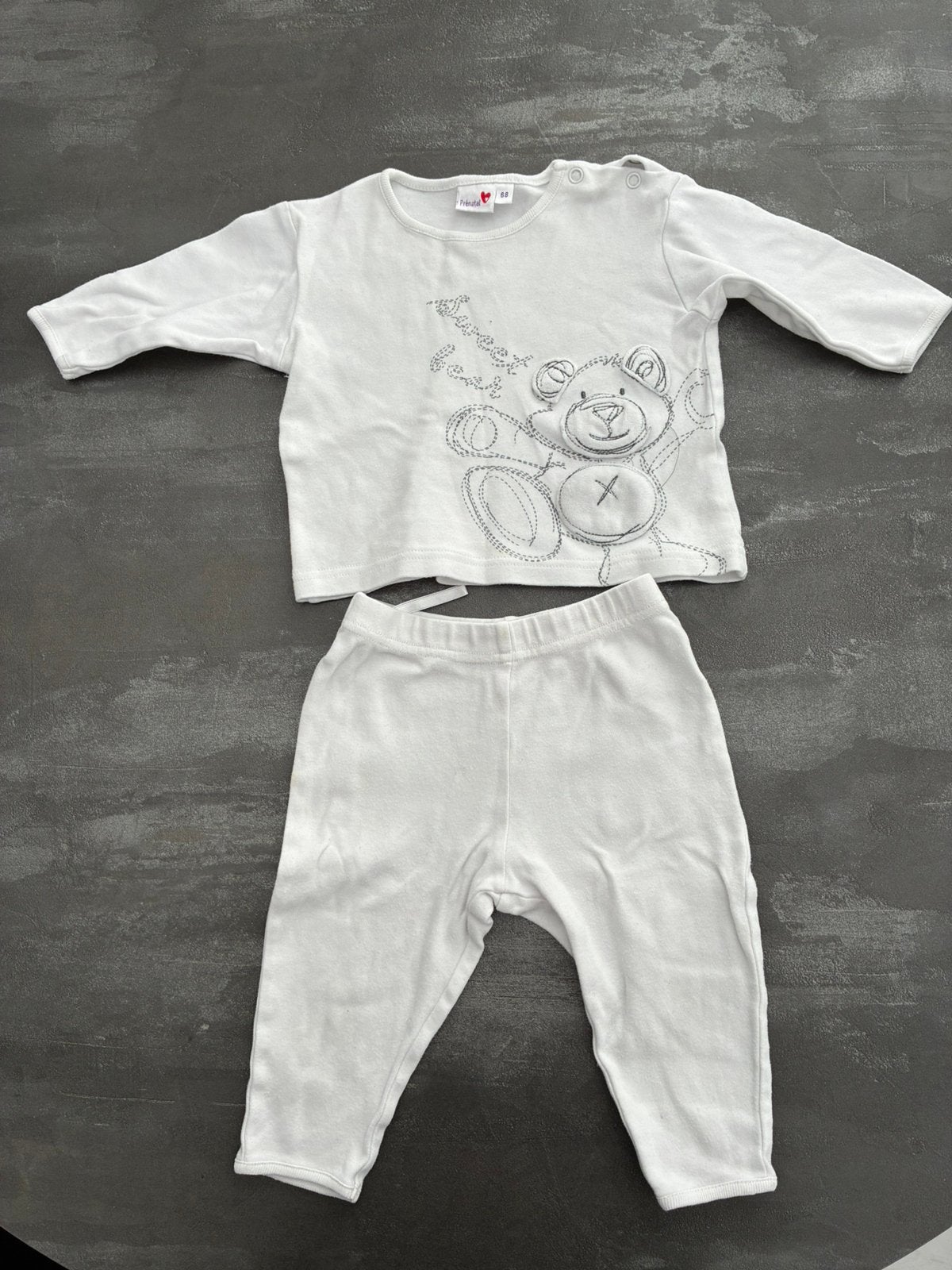 Tas vol met Newborn kleding: rompers, broekjes en schoentjes, Ophalen, Zo goed als nieuw, Jongetje of Meisje