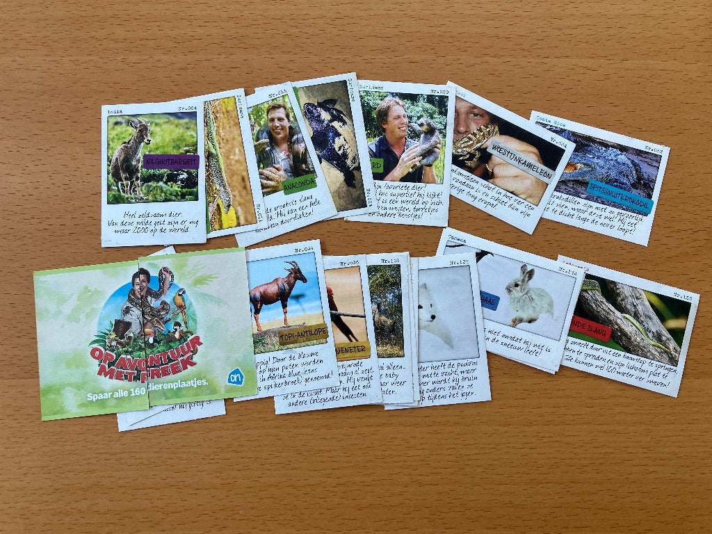 AH Dierenplaatjes met Freek Vonk 2015, Verzamelen, Albert Heijn, Ophalen of Verzenden