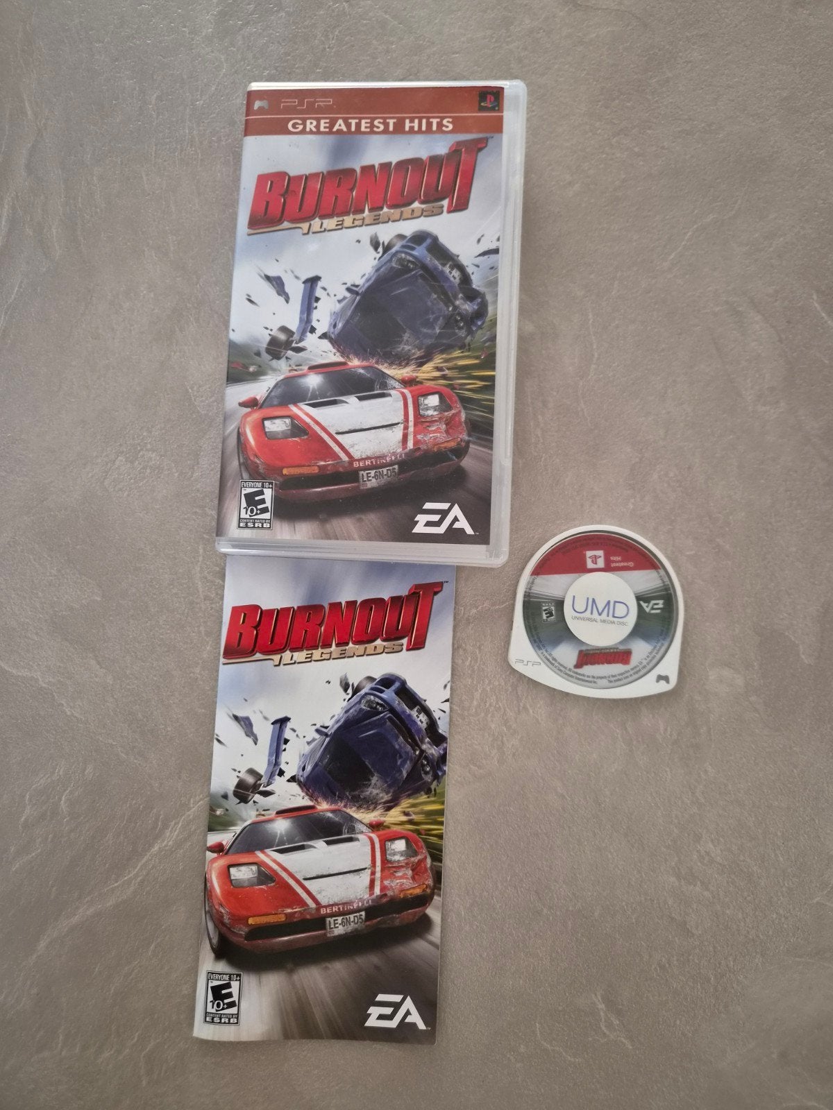 Burnout Legends PSP - Greatest Hits editie, Spelcomputers en Games, Spelcomputers | Sony PSP, Ophalen of Verzenden, Gebruikt, PSP