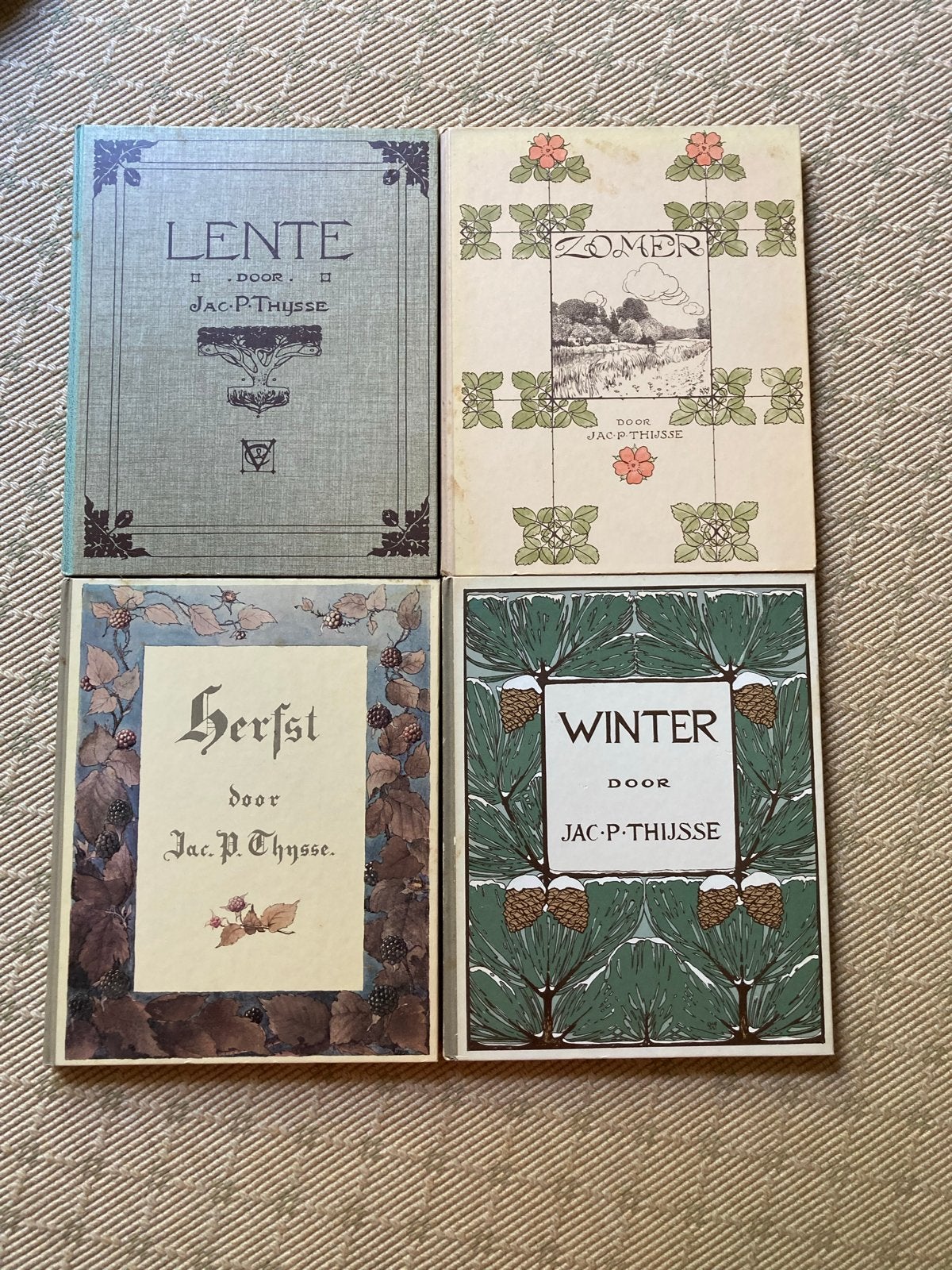 Heruitgave 1975, Verkade albums Lente, zomer, herfst, winter, Ophalen, Gelezen