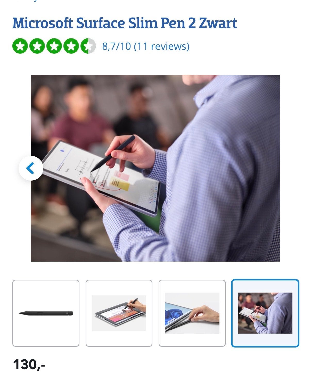 Microsoft Surface Slim Pen 2 Zwart - Nieuw in doos, Ophalen of Verzenden, Nieuw