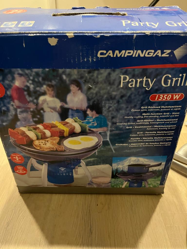 Campingaz Party Grill 1350W - Multifunctionele Grill, Ophalen of Verzenden, Gebruikt