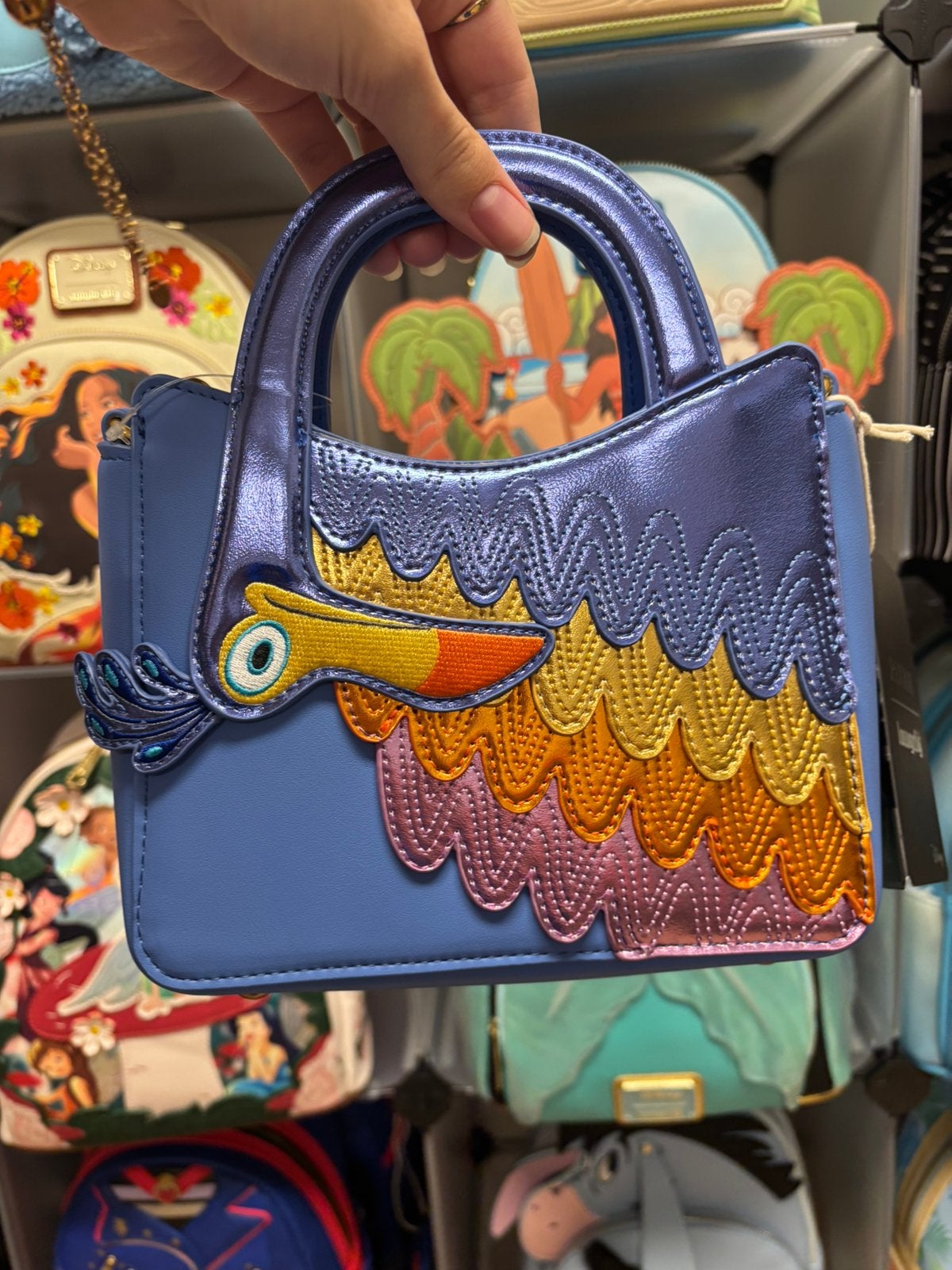 Disney pixar loungefly kevin crossbody up, Ophalen of Verzenden, Overige figuren, Nieuw, Tas, Koffer of Zak
