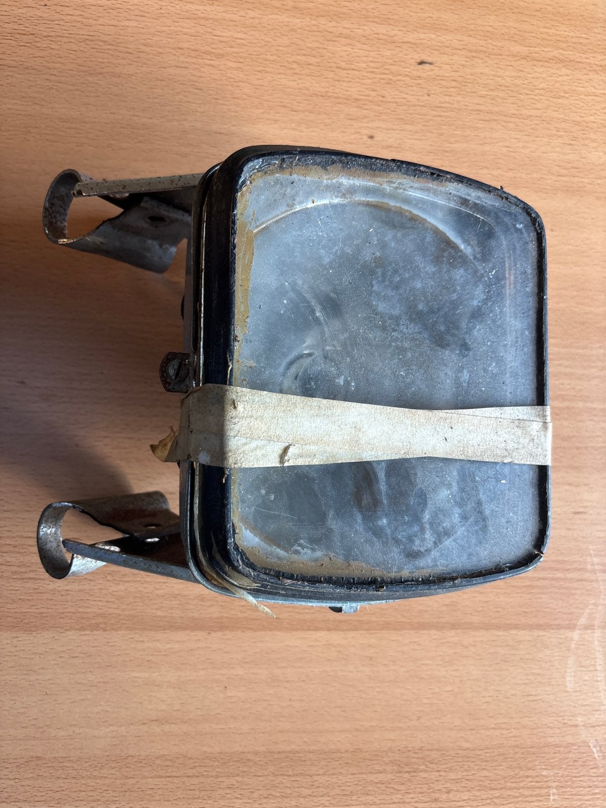 Kreidler Koplamp met Steunen Verchroomd Origineel, Fietsen en Brommers, Brommeronderdelen | Kreidler, Ophalen of Verzenden, Gebruikt