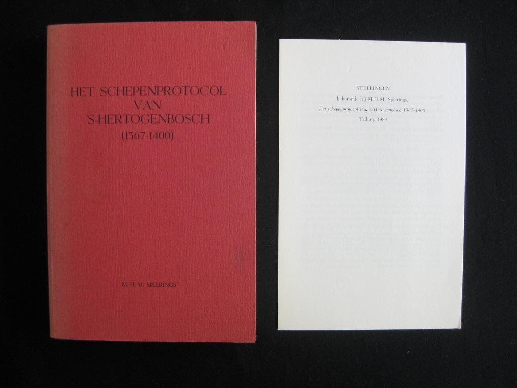 Spierings, Schepenprotocol van 's-Hertogenbosch 1367-1400., Boeken, Geschiedenis | Stad en Regio, Gelezen, Ophalen of Verzenden