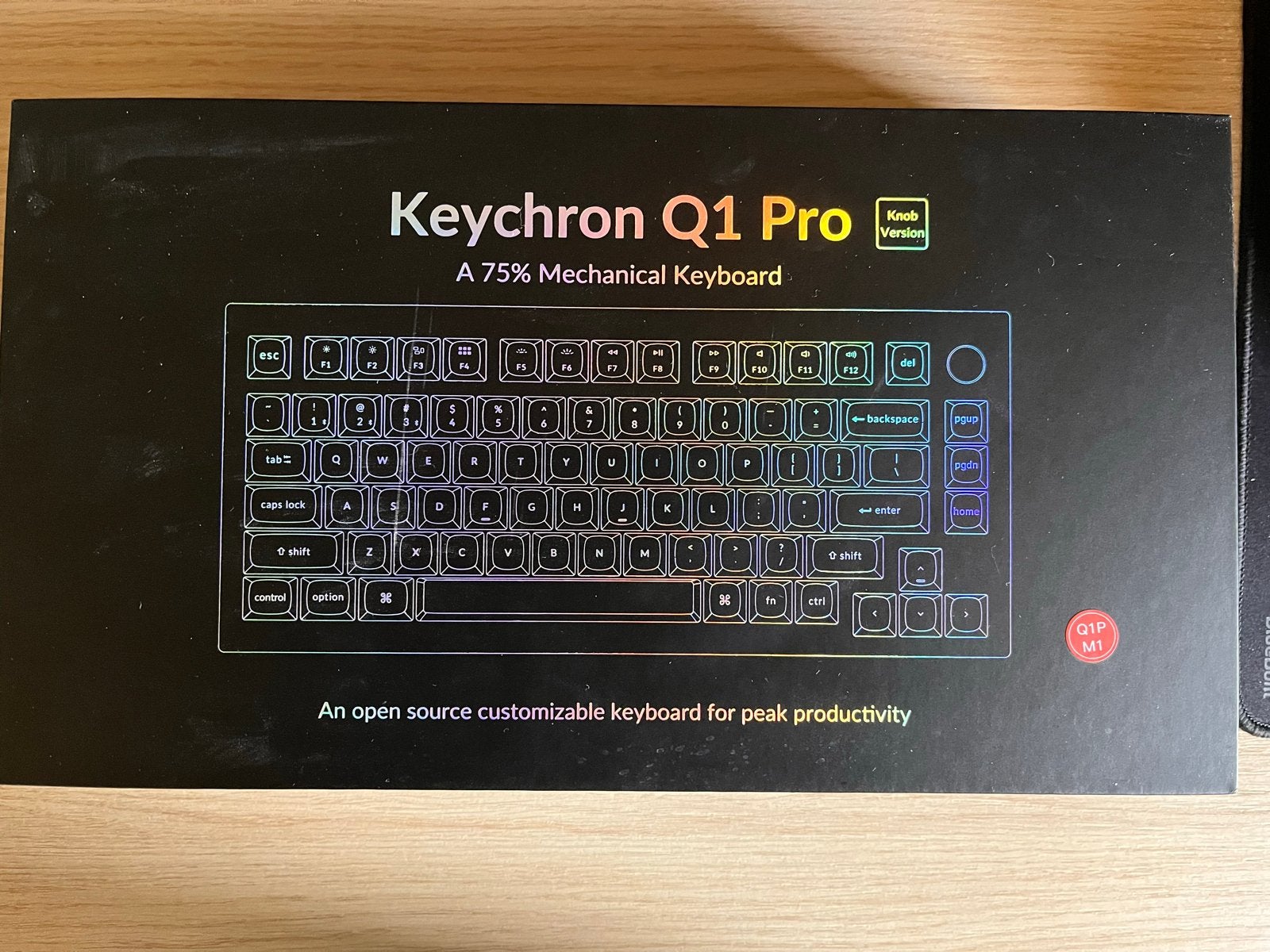 Keychron Q1 Pro (augustus '23) met Red switches, Hot-swappable, Ophalen of Verzenden, Zo goed als nieuw, Draadloos