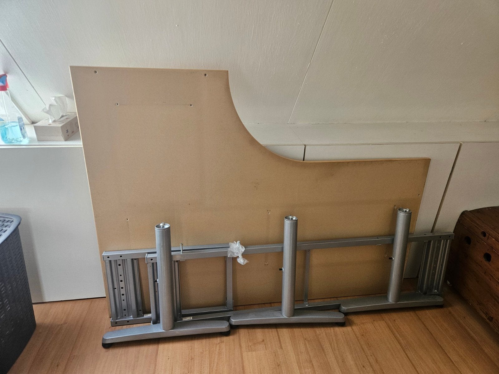 IKEA Galant bureau, Huis en Inrichting, Ophalen, 160 cm, Gebruikt, Hout