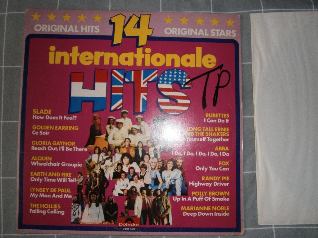 14 Internationale Hits. 1975 Polydor - 2491 523. verzamel LP, Ophalen, LP, Gebruikt, Inclusief binnenhoes