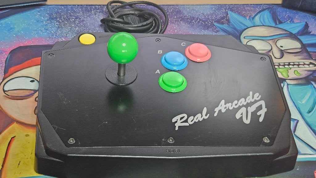 Sega Saturn Hori Real Arcade VF Model HSS-09 Joystick, Spelcomputers en Games, Ophalen of Verzenden, Overige merken, Gebruikt