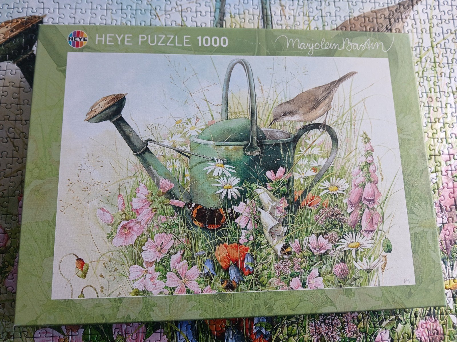 Marjolein bastin 1000 stukjes, Hobby en Vrije tijd, Ophalen, 500 t/m 1500 stukjes, Zo goed als nieuw