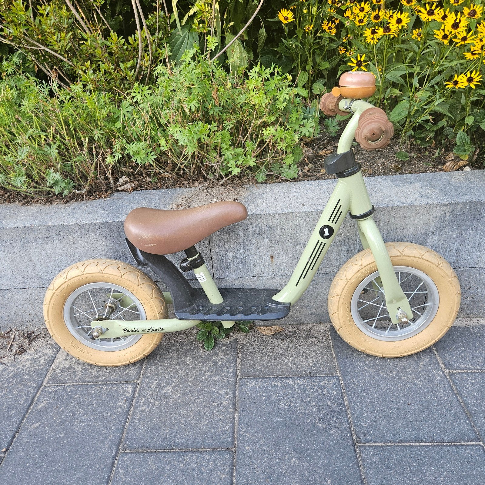 Bandits and Angels loopfiets - Groen, Fietsen en Brommers, Ophalen, Gebruikt, Minder dan 16 inch, Bandits and Angels