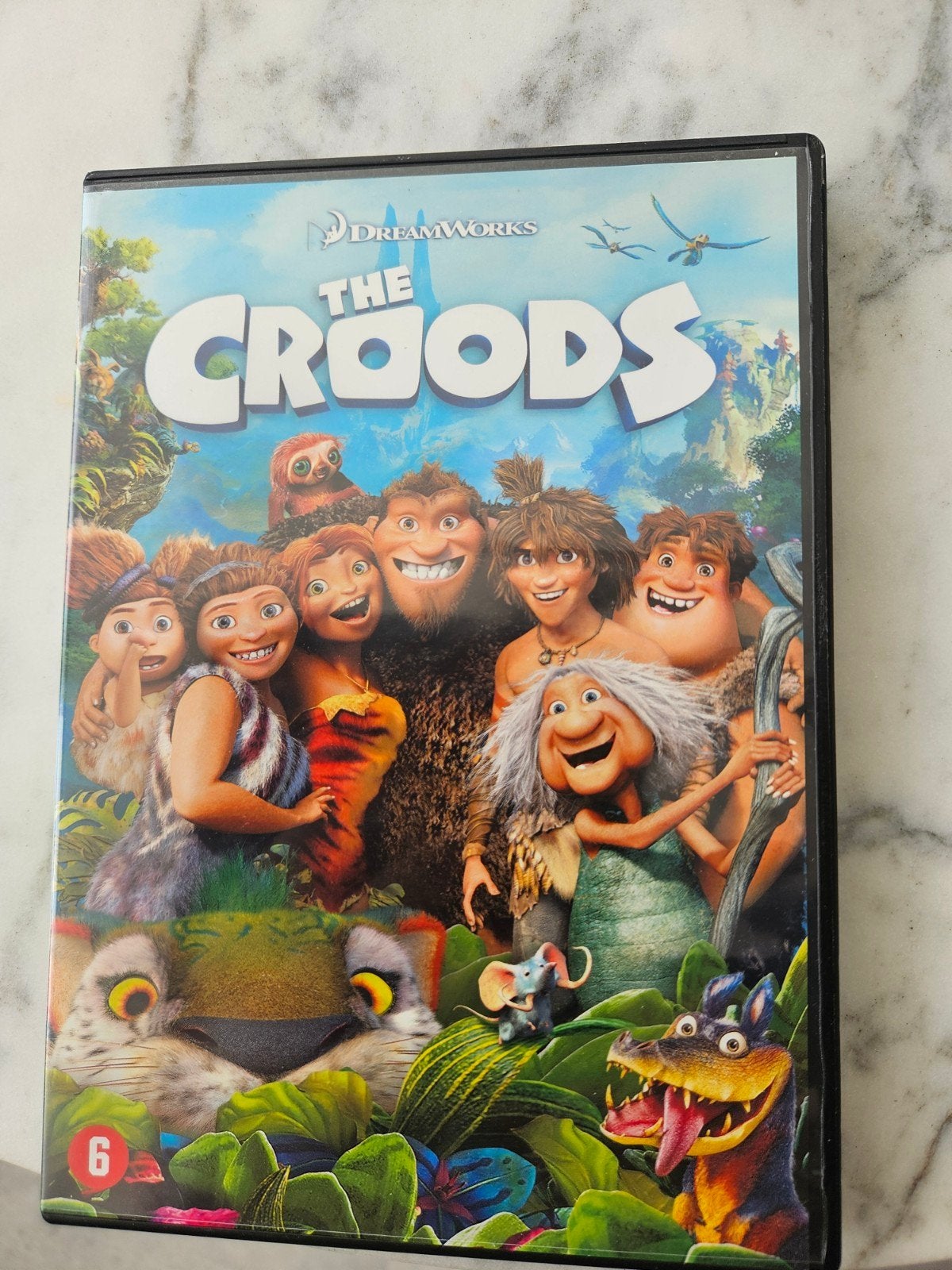 The Croods DVD - Avontuurlijke animatiefilm, Avontuur, Gebruikt, Ophalen of Verzenden, Vanaf 6 jaar