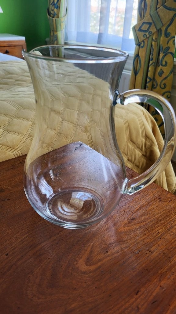 Prachtige glazen karaf ca. 1,3 liter, Ophalen of Verzenden