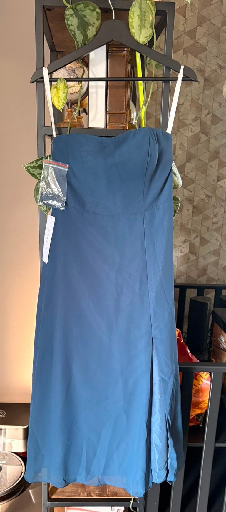 Azazie Galajurk Marine blauw, Maat 36 (S) Nieuw, Azazie, Blauw, Azazie, Nieuw