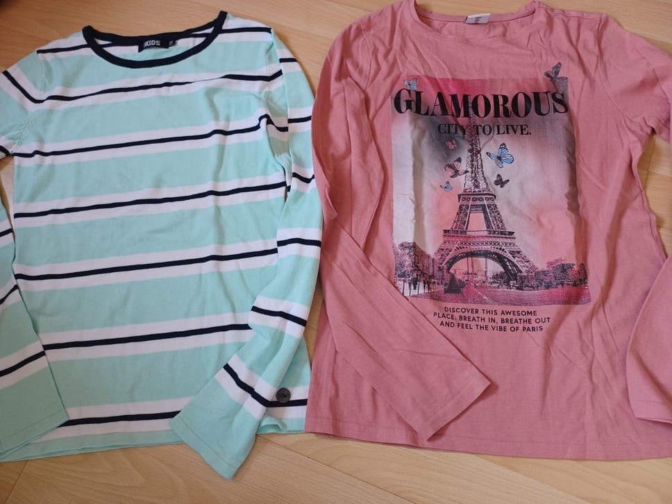 2 stuks meisjes kinderkleding mt 158/ 164, Ophalen of Verzenden, Zo goed als nieuw, Maat 158