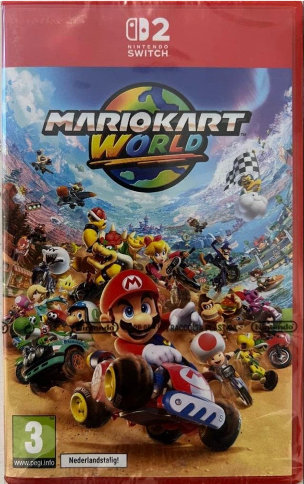 Mario Kart World - Nintendo Switch (Nieuw, verzegeld), Racen en Vliegen, Nieuw, Eén computer, Ophalen of Verzenden