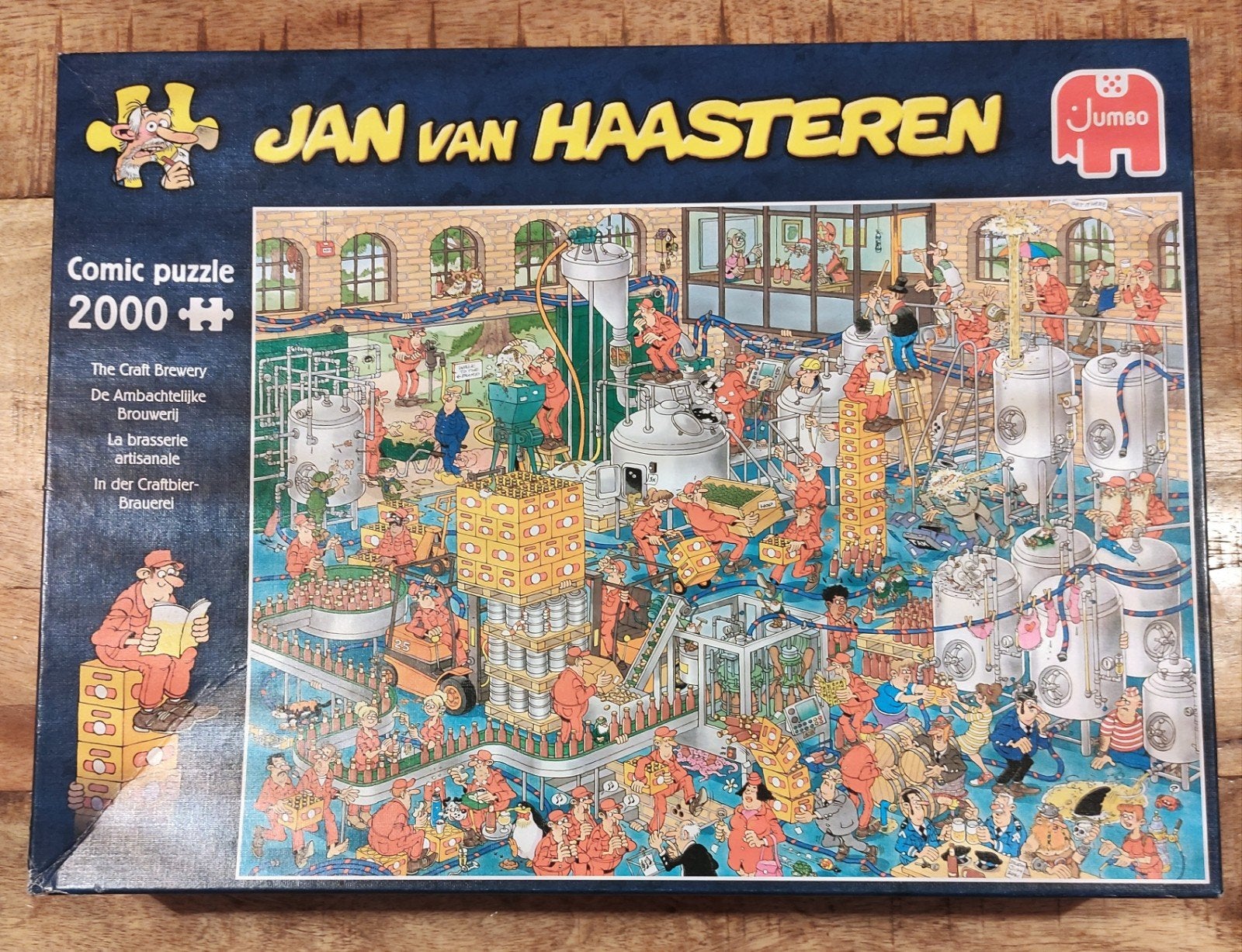 Puzzel Jan van Haasteren 'De ambachtelijke brouwerij' 2000, Ophalen of Verzenden, Meer dan 1500 stukjes, Gebruikt