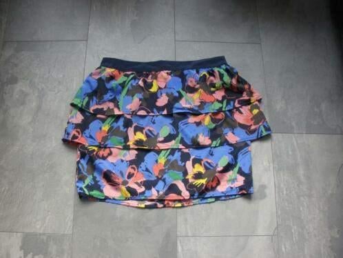 Vrolijk rokje van H&M, maat 42 (qwe), Kleding | Dames, Rokken, H&M, Blauw, Maat 42/44 (L), Ophalen of Verzenden