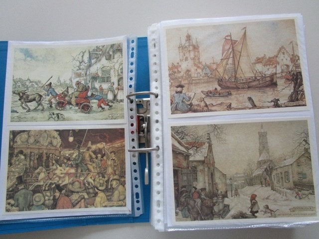 Kaarten; Anton Pieck map 4, 1980 tot heden, Ophalen of Verzenden, Zo goed als nieuw, Prent