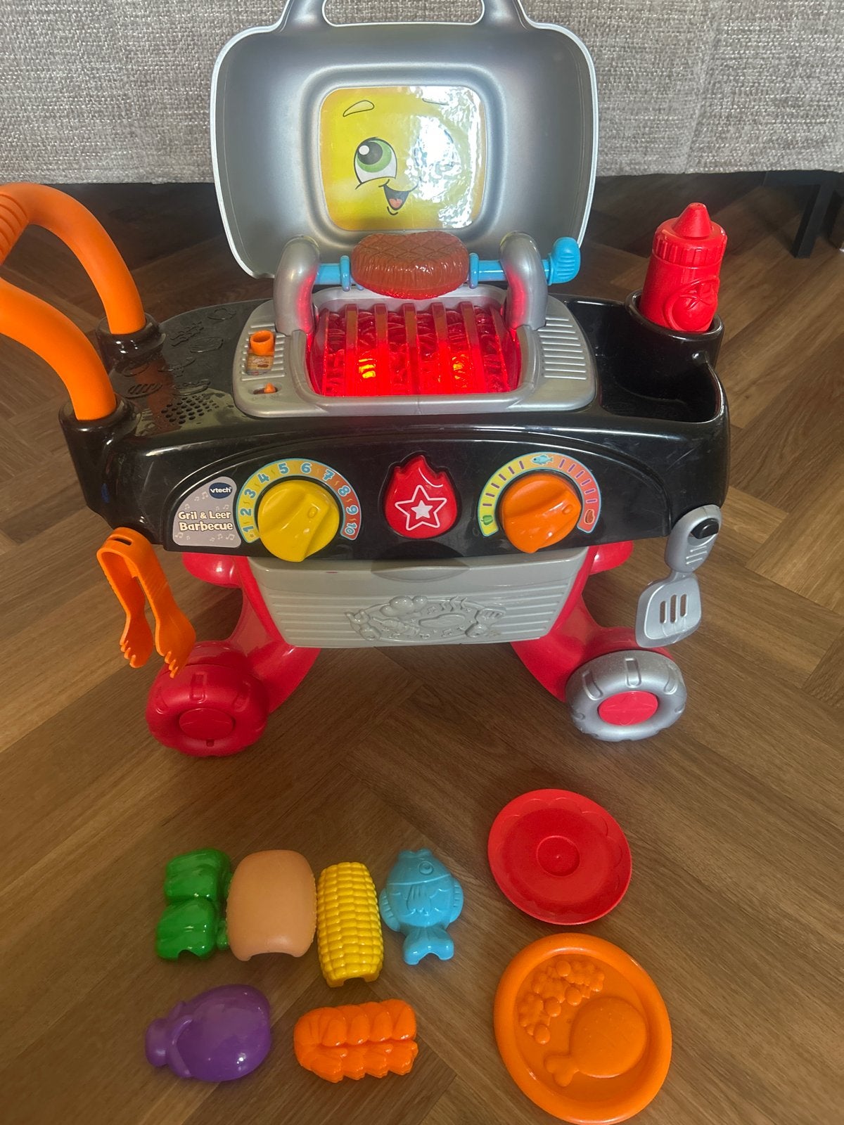 VTech Grill & Leer Barbecue Speelset, Ophalen of Verzenden, Gebruikt, Jongen of Meisje