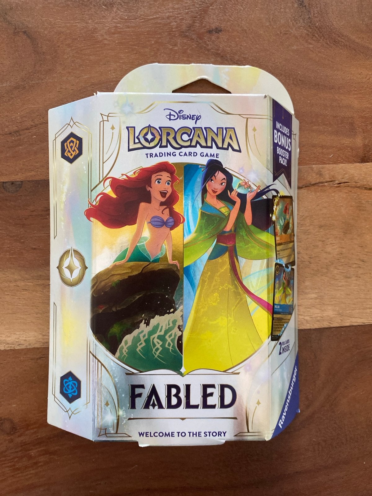 Disney Lorcana Fabled Starterdeck (zonder booster), Ophalen of Verzenden, Nieuw, Starterdeck