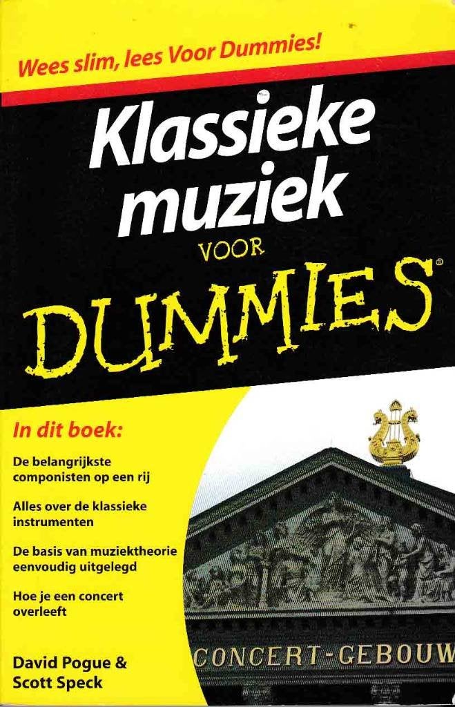 Klassieke Muziek Voor Dummies David Poque ( 351 ), Ophalen of Verzenden, Zo goed als nieuw, Artiest of Componist, Populair