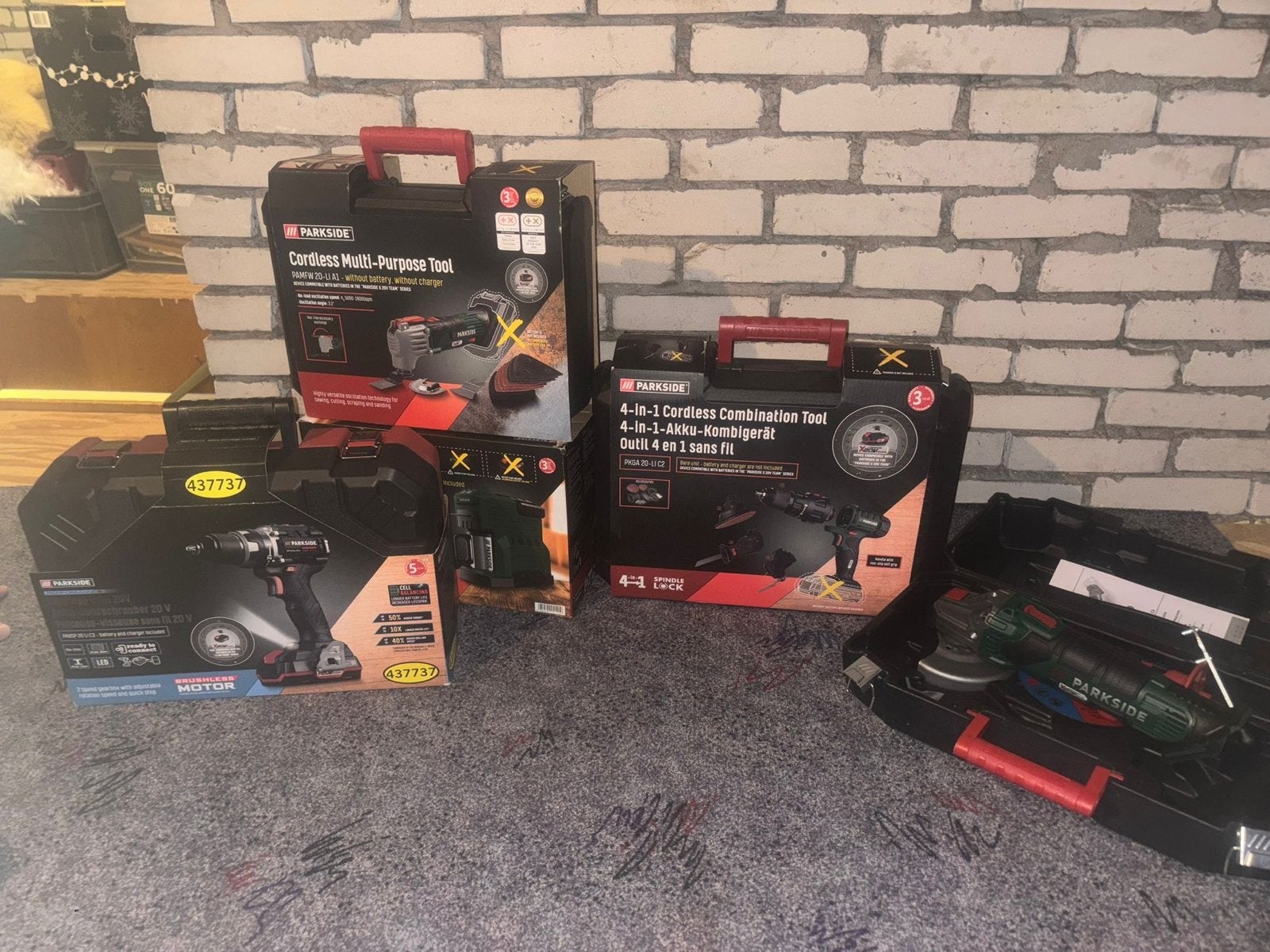 Nieuwe Parkside Gereedschapsset - Boormachine, Multitool, Sl, Ophalen, Nieuw, Accuboormachine, Parkside