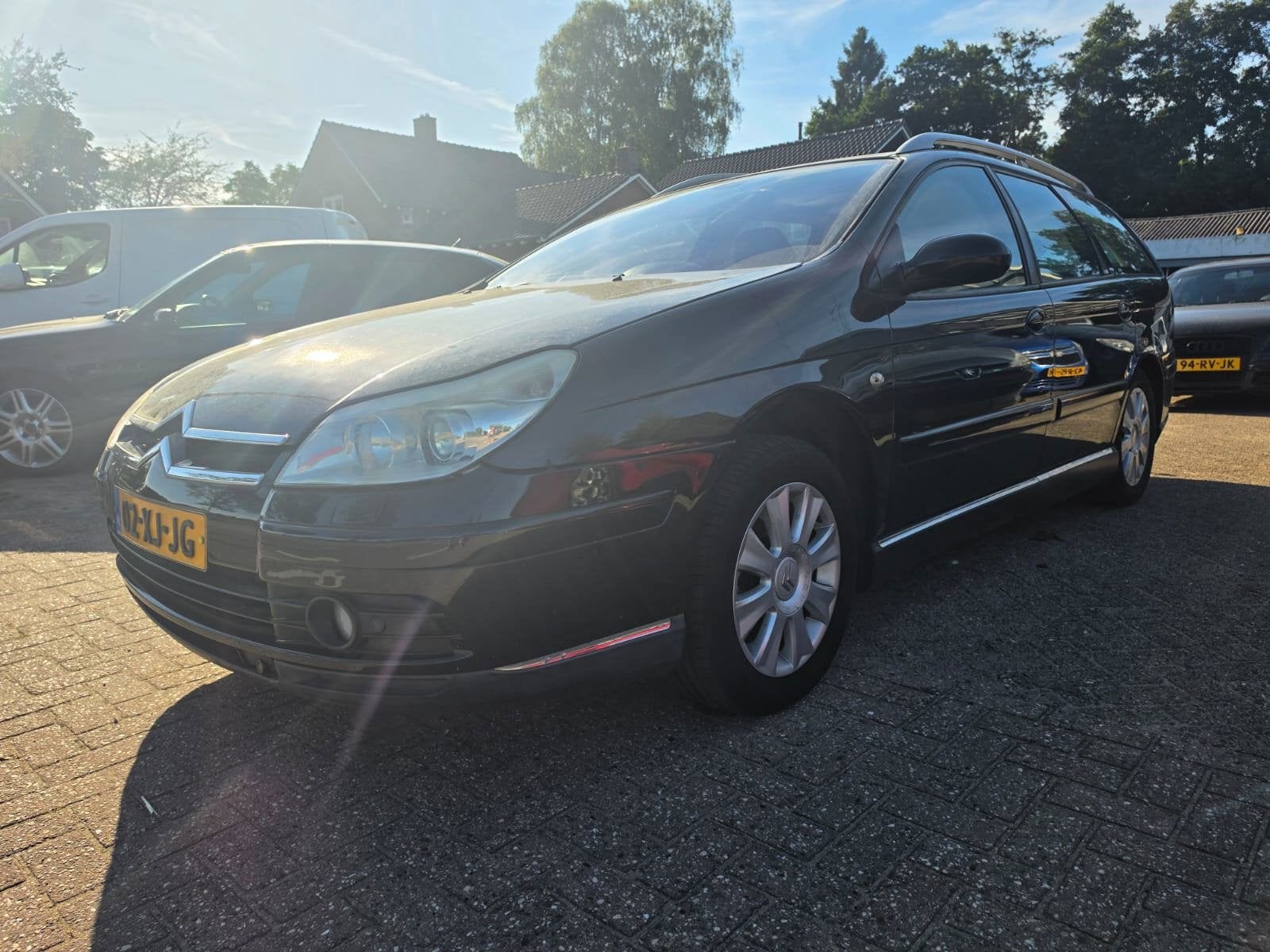 Citroen C5 Break 2.2 HDIF Exclusive ( AUTOMAAT), Auto's, Citroën, Automatische klimaatregeling, Gebruikt, 4 cilinders, Zwart