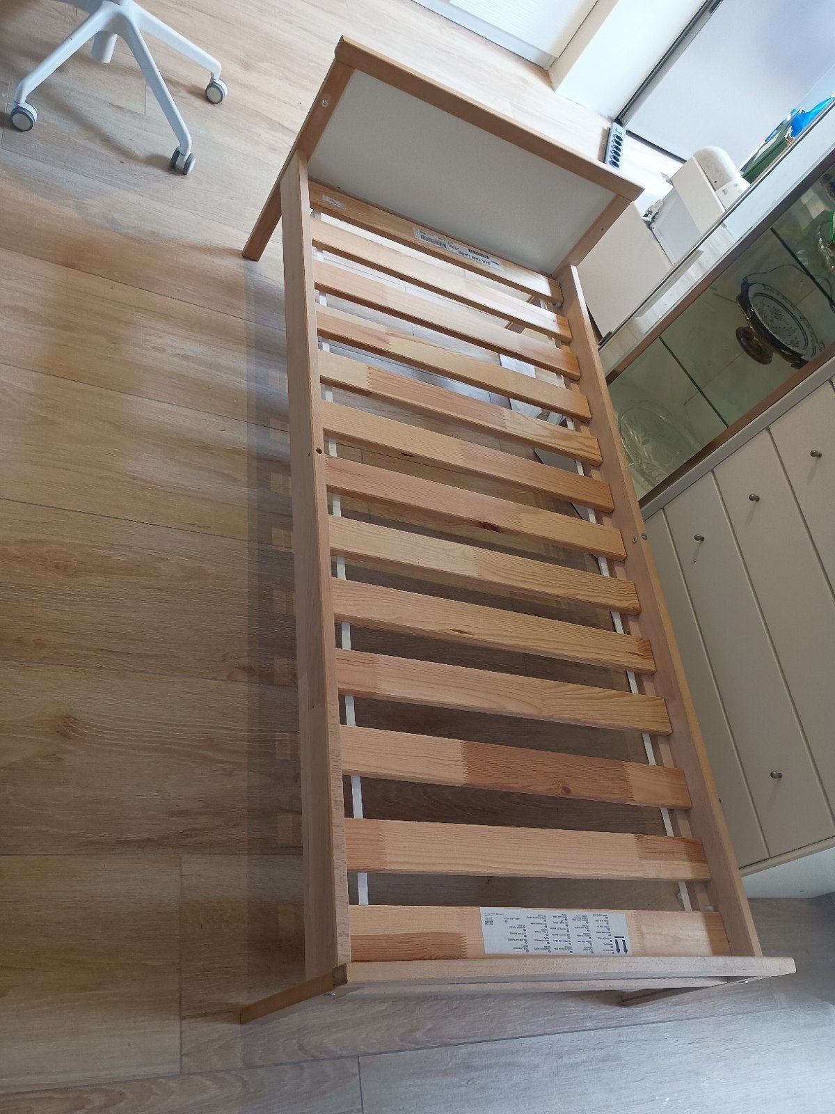 Ikea Sniglar Kinderbed peuterbed, Ophalen, Gebruikt, 70 tot 85 cm, 140 tot 160 cm